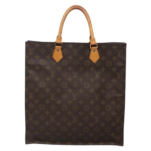 LOUIS VUITTON Monogram Sac Plat Hand Bag M51140 - Picture 2 of 12